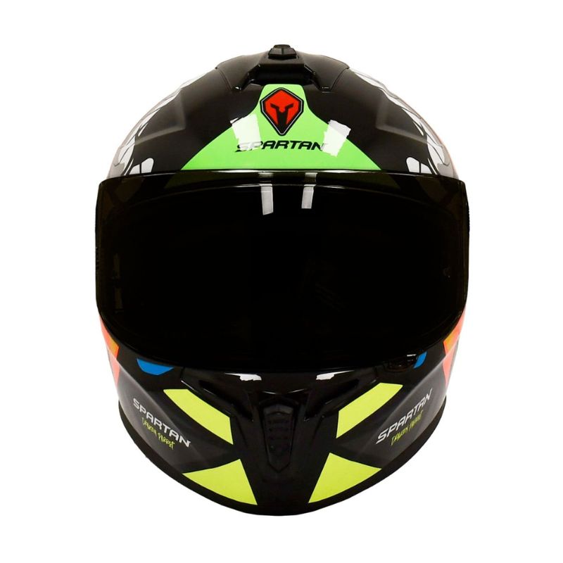 CASCO SPARTAN DRAKEN S PARROT NEGRO