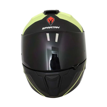 CASCO SPARTAN GECKOSV EPIC MATE GRIS AMARILLO