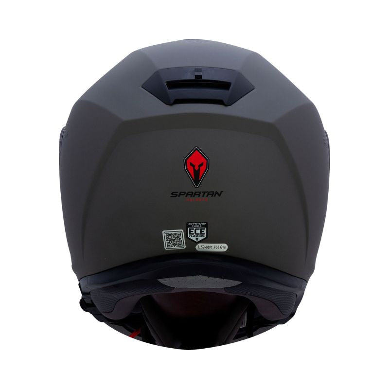 CASCO SPARTAN GECKO SV SOLID MATE NEGRO