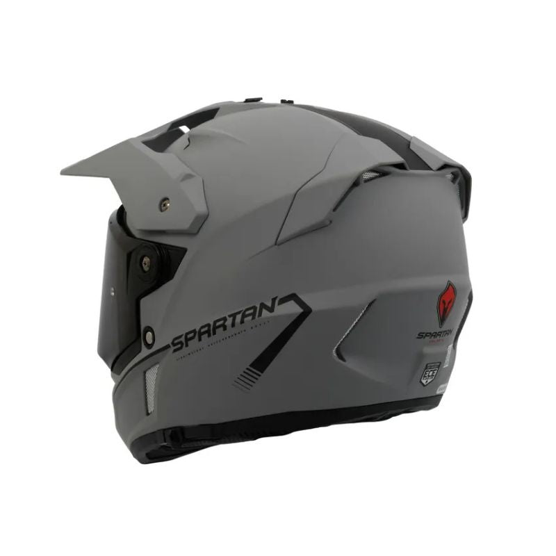 CASCO SPARTAN WOLF DS GRIS NEGRO