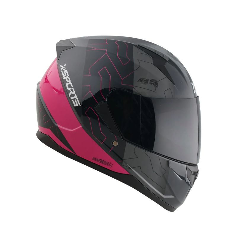 CASCO X-SPORTS M67 XPIDER GRIS FUCSIA