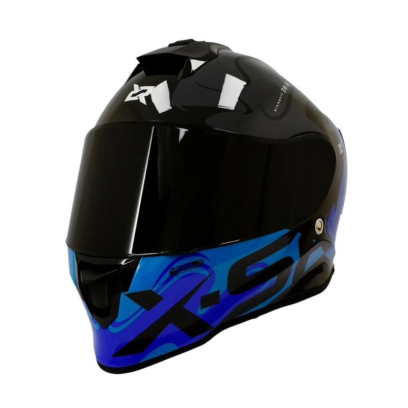 CASCO X-SPORTS V151 ELEMENTS AZUL VISOR HUMO