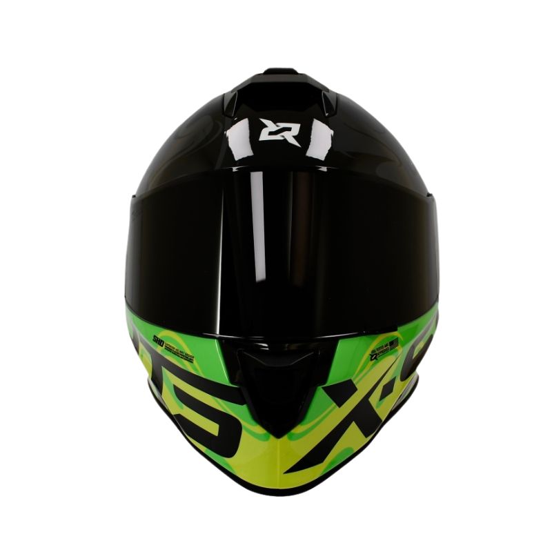 CASCO X-SPORTS V151 ELEMENTS VERDE VISOR HUMO