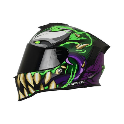CASCO X-SPORTS V151 HULK MATE VERDE