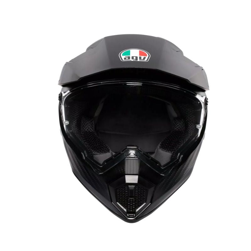 CASCO AGV AX9 MONO MATE CARBONO