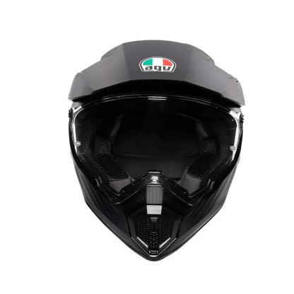 CASCO AGV AX9 MONO MATE CARBONO