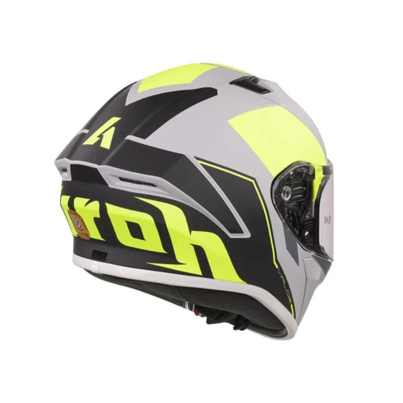 CASCO AIROH VALOR WINGS MATE AMARILLO