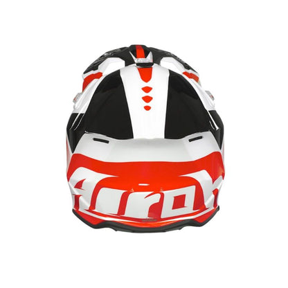 CASCO AIROH WRAAP RAZE ROJO BLANCO