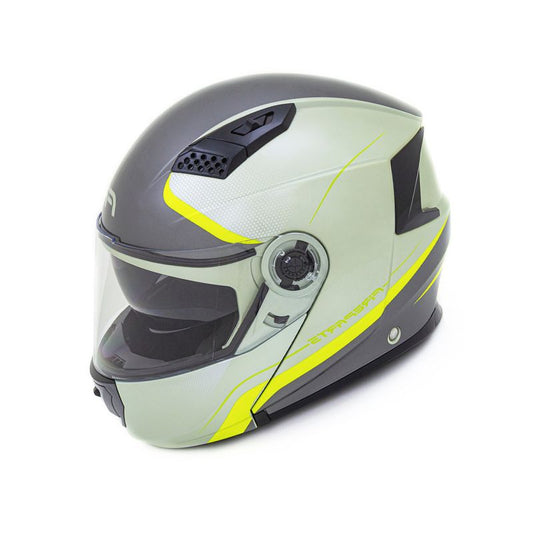 CASCO FIREPARTS AIRWAVE 860B GRIS AMARILLO NEON