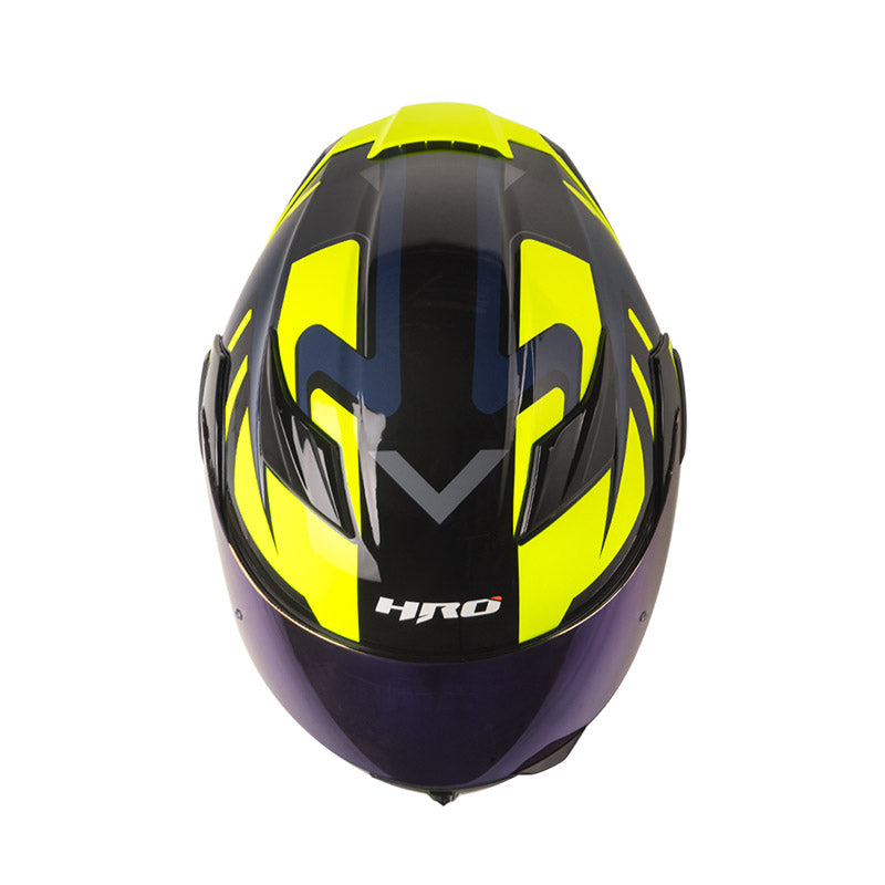 CASCO HRO HRO-3400DV IOQUE NEGRO AMARILLO NEON