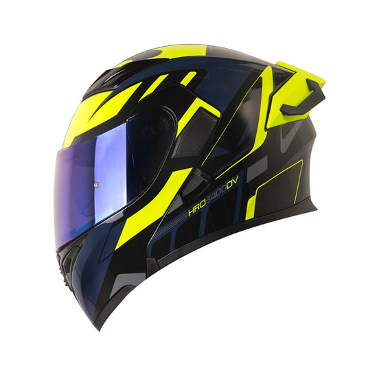 CASCO HRO HRO-3400DV IOQUE NEGRO AMARILLO NEON