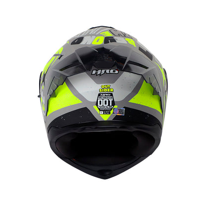 CASCO HRO HRO-3480DV EVO OUT SIDER GRIS AMARILLO IRIDIUM