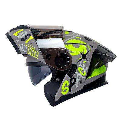 CASCO HRO HRO-3480DV EVO OUT SIDER GRIS AMARILLO IRIDIUM