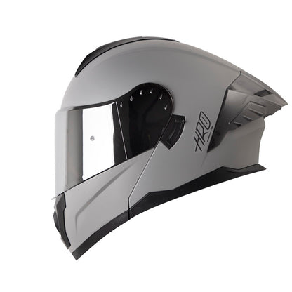 CASCO HRO HRO-3480DV EVO SOLID MATE GRIS NEGRO VISOR IRIDIUM
