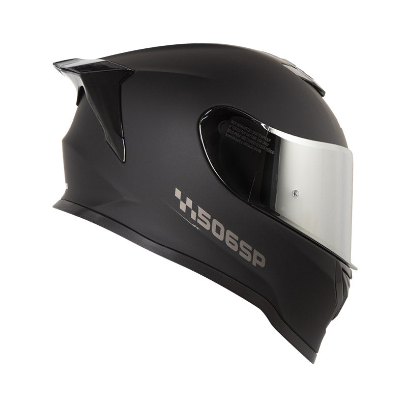 CASCO HRO HRO-506SP SOLID MATE NEGO GRIS OSCURO IRIDIUM