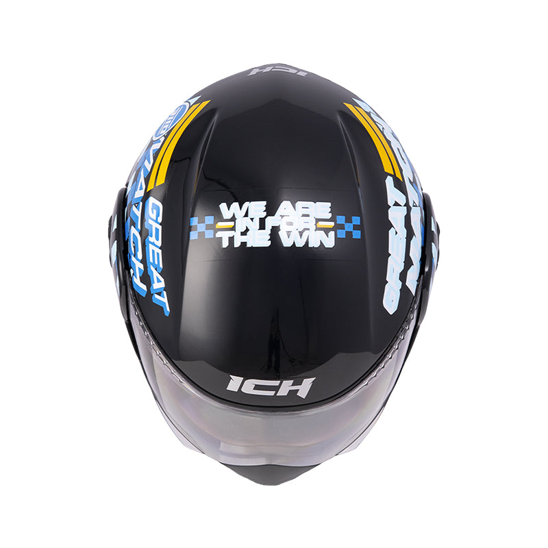 CASCO ICH ICH-3110S ERACER NEGRO NARANJA