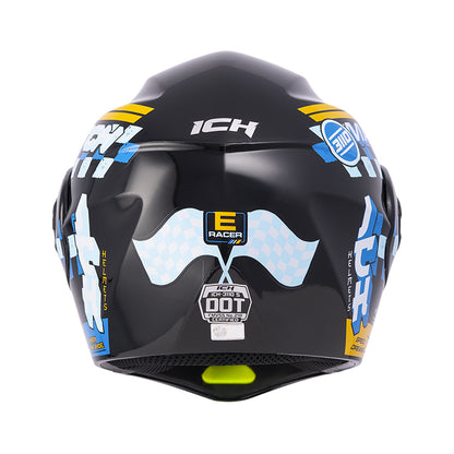 CASCO ICH ICH-3110S ERACER NEGRO NARANJA