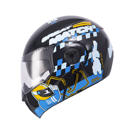 CASCO ICH ICH-3110S ERACER NEGRO NARANJA