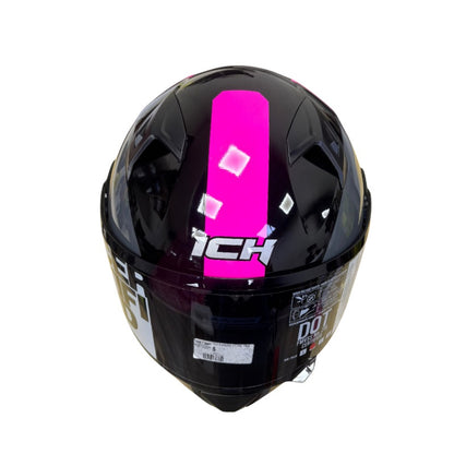 CASCO ICH ICH-3120DV FURTHER NEGRO FUCSIA VISOR HUMO