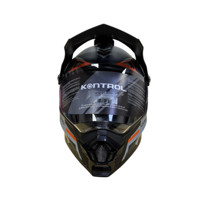 CASCO KONTROL 819-6 KAPUK MATE NEGRO NARANJA