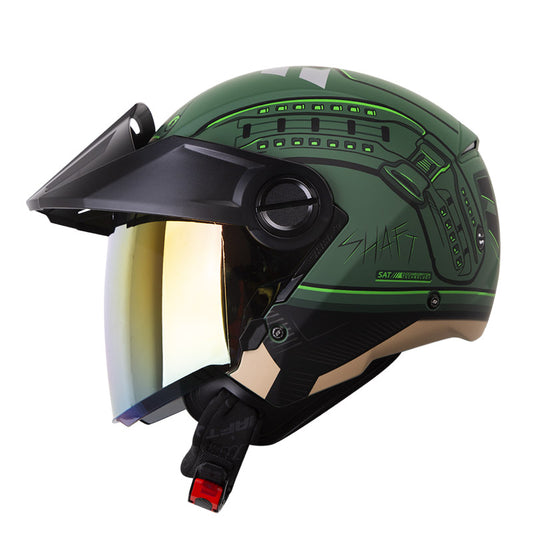 CASCO SHAFT SH-212 BALLISTIC MATE VERDE OSCURO NEGRO