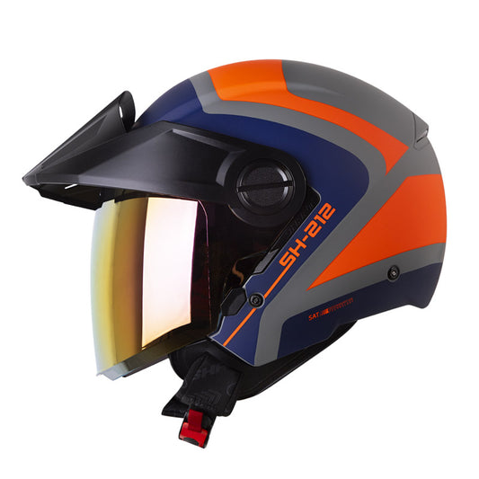 CASCO SHAFT SH-212 DUSTER MATE GRIS NARANJA NEON IRIDIUM