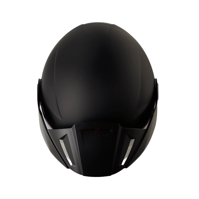 CASCO SHAFT SH-212 SOLID NEGRO FUCSIA NEON VISOR HUMO