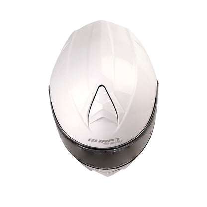 CASCO SHAFT SH-4000DV PRO SOLID BLANCO PLATA VISOR IRIDIUM
