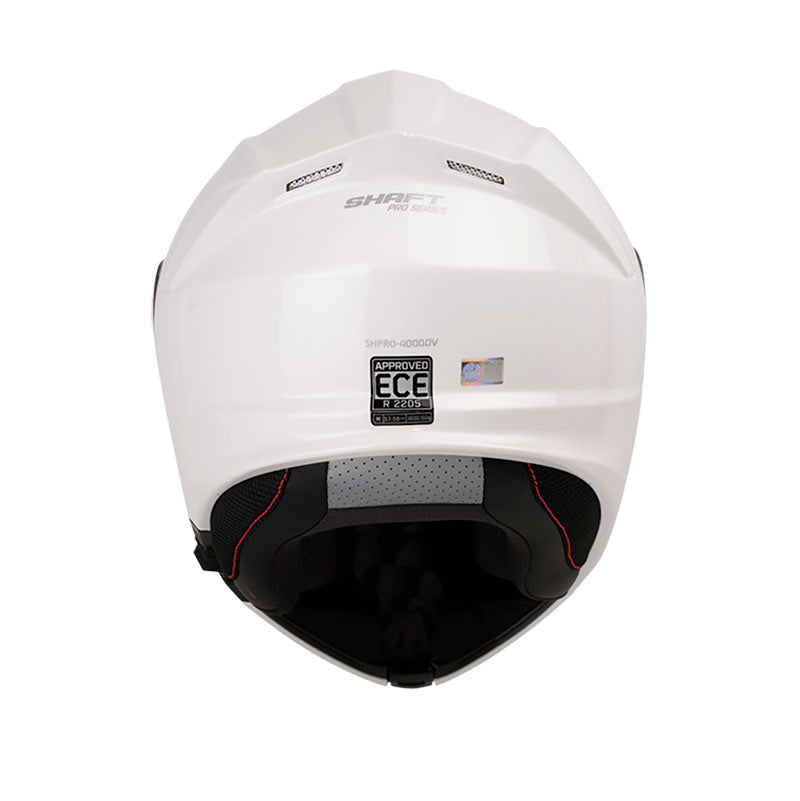 CASCO SHAFT SH-4000DV PRO SOLID BLANCO PLATA VISOR IRIDIUM