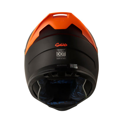CASCO SHAFT SH-502SP SOLID MATE NEGRO NARANJA NEON IRIDIUM