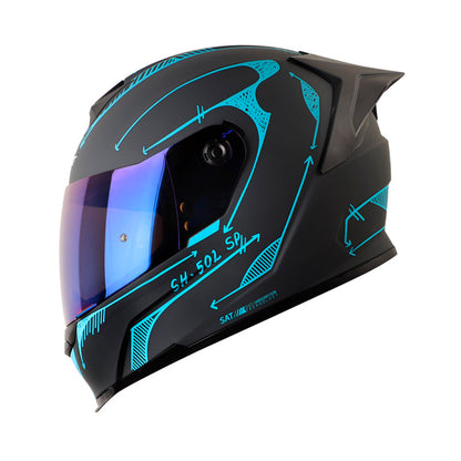 CASCO SHAFT SH-502SP SOLID LAB MATE GRIS OSCURO AZUL IRIDIUM