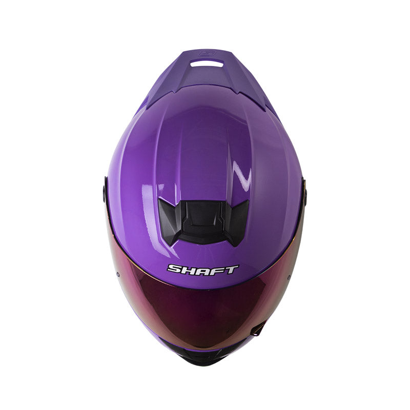 CASCO SHAFT SH-502SP SOLID MORADO MORADO CLARO VISOR IRIDIUM