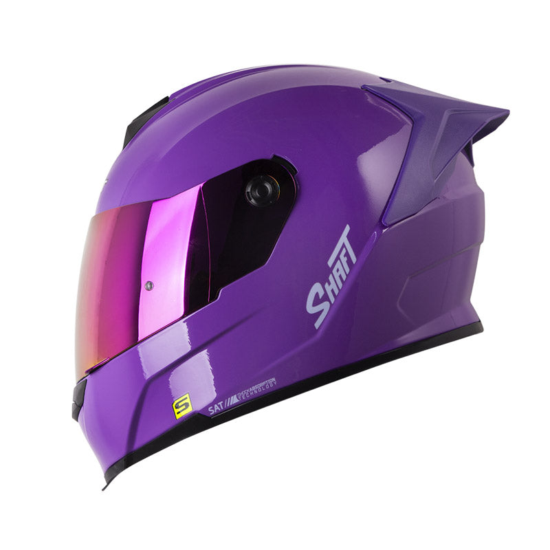 CASCO SHAFT SH-502SP SOLID MORADO MORADO CLARO VISOR IRIDIUM