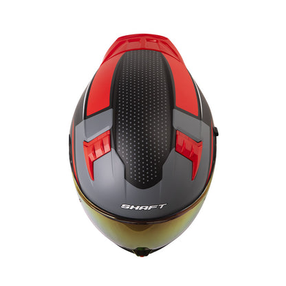 CASCO SHAFT SH-504DV DIRECTAR MATE NEGRO ROJO VISOR IRIDIUM