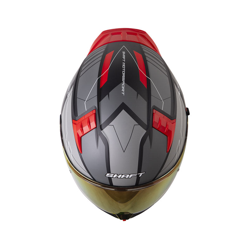 CASCO SHAFT SH-504DV RUNNER MATE NEGRO ROJO VISOR IRIDIUM