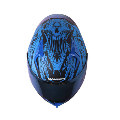 CASCO SHAFT SH-526SP EVO BONECRUSH MATE AZUL NEGRO