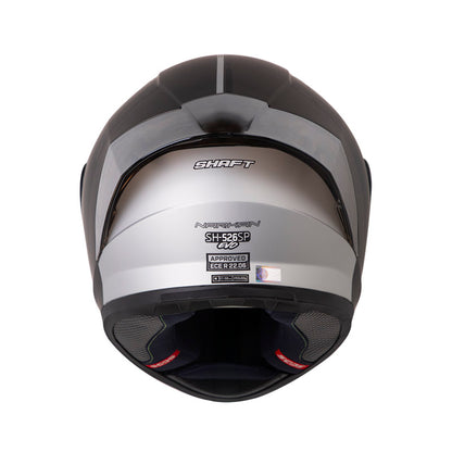 CASCO SHAFT SH-526SP EVO NARKAN MATE GRIS OSCURO PLATA