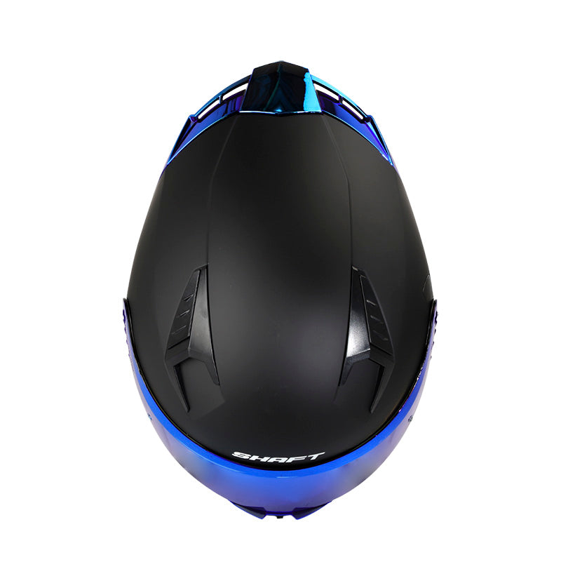 CASCO SHAFT SH-526SP EVO SOLID MATE NEGRO AZUL IRIDIUM