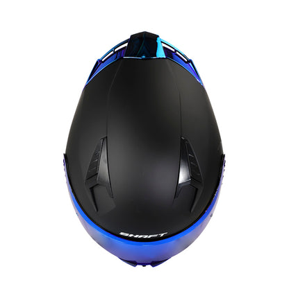 CASCO SHAFT SH-526SP EVO SOLID MATE NEGRO AZUL IRIDIUM