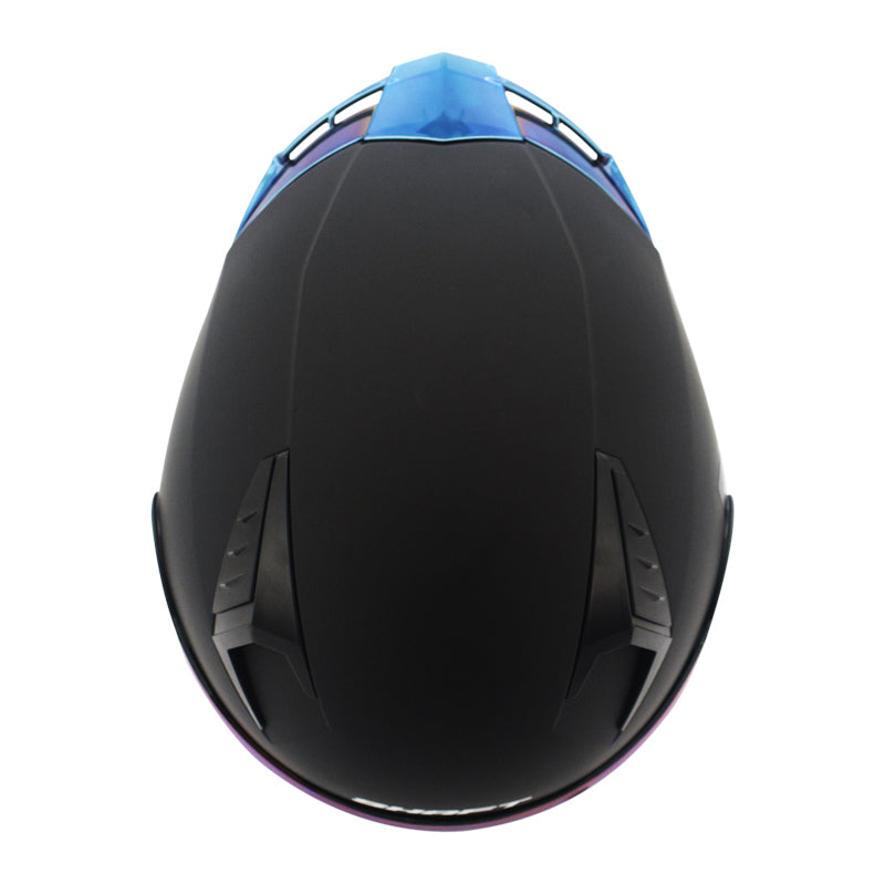 CASCO SHAFT SH-526SP EVO SOLID MATE NEGRO AZUL IRIDIUM