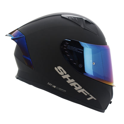 CASCO SHAFT SH-526SP EVO SOLID MATE NEGRO AZUL IRIDIUM