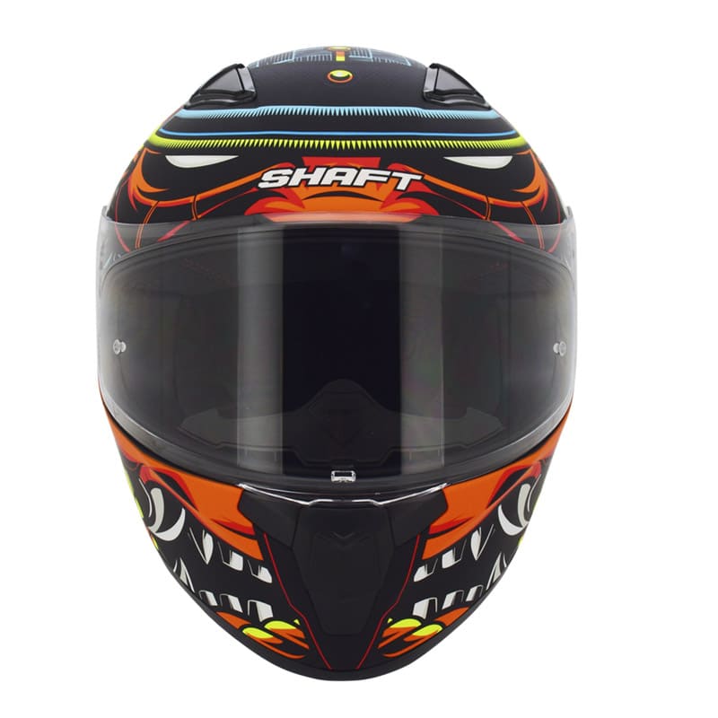 CASCO SHAFT SH-582SP TADAKAT SU MATE NEGRO NARANJA NEON