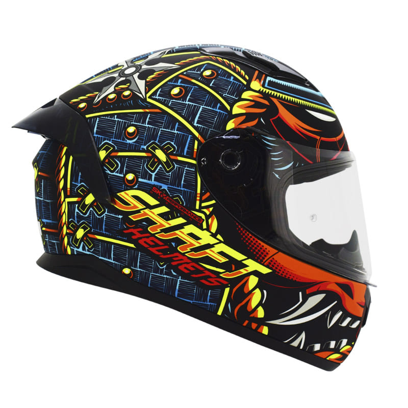 CASCO SHAFT SH-582SP TADAKAT SU MATE NEGRO NARANJA NEON