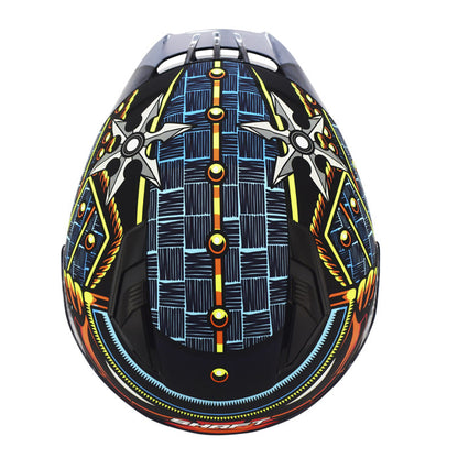 CASCO SHAFT SH-582SP TADAKAT SU MATE NEGRO NARANJA NEON