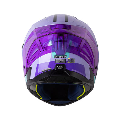 CASCO SHAFT SH-596SP FICK MORADO CLARO MORADO VISOR IRIDIUM