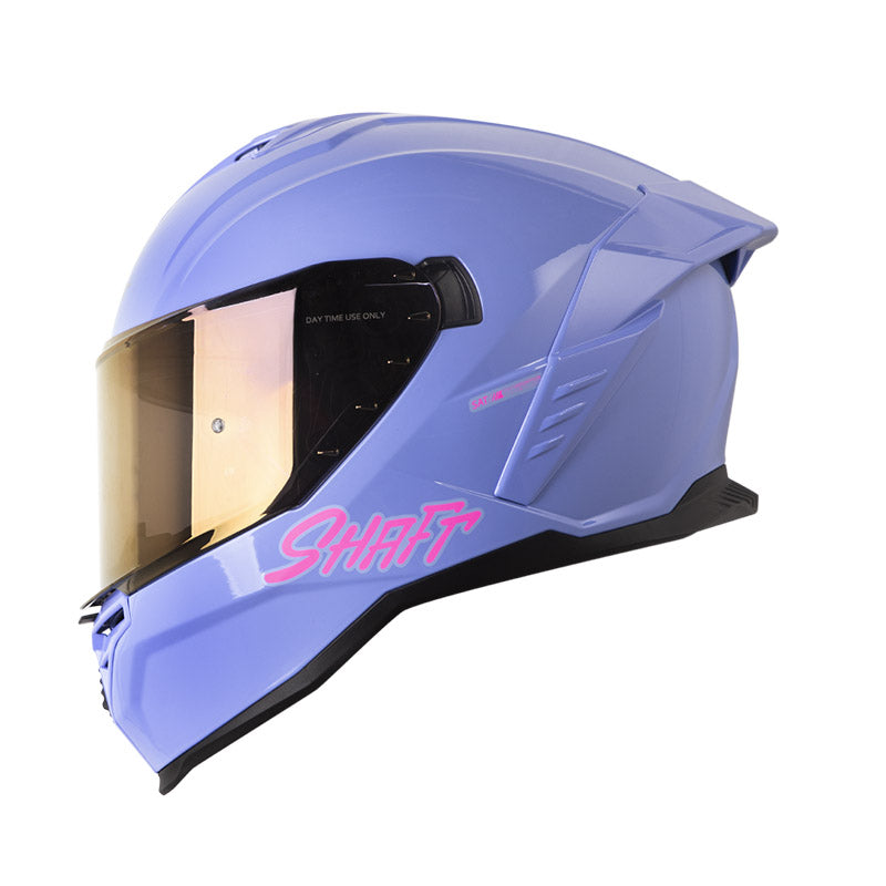 CASCO SHAFT SH-598GTR SOLID AZUL CLARO FUCSIA VISOR IRIDIUM