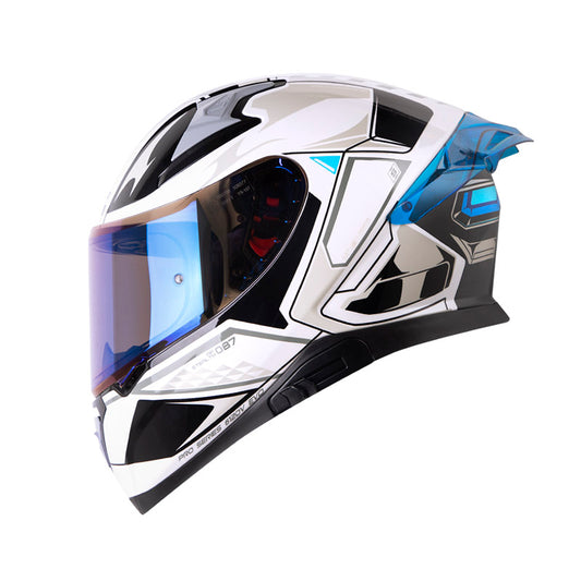 CASCO SHAFT SH-612DV PRO AF 087 BLANCO PERLA GRIS IRIDIUM