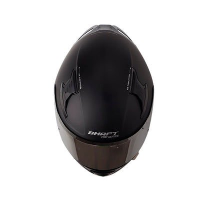 CASCO SHAFT SH-612DV PRO SOLID MATE NEGRO PLATA VISOR PLATA
