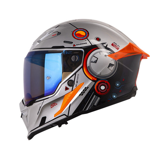CASCO SHAFT SH-615DV PRO MECKHA CROMADO NARANJA NEON IRIDIUM