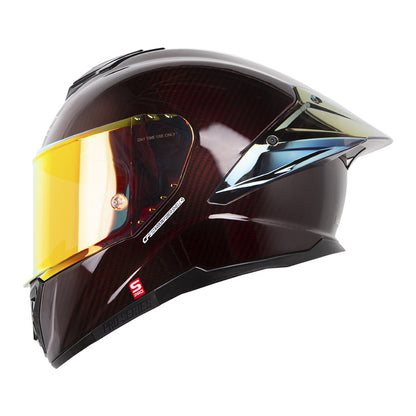 CASCO SHAFT SH-620C EVO SOLID 3K ROJO PLATA